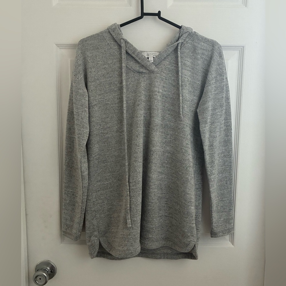TALBOTS soft grey hoodie